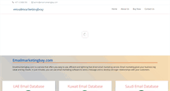 Desktop Screenshot of emailmarketingbay.com